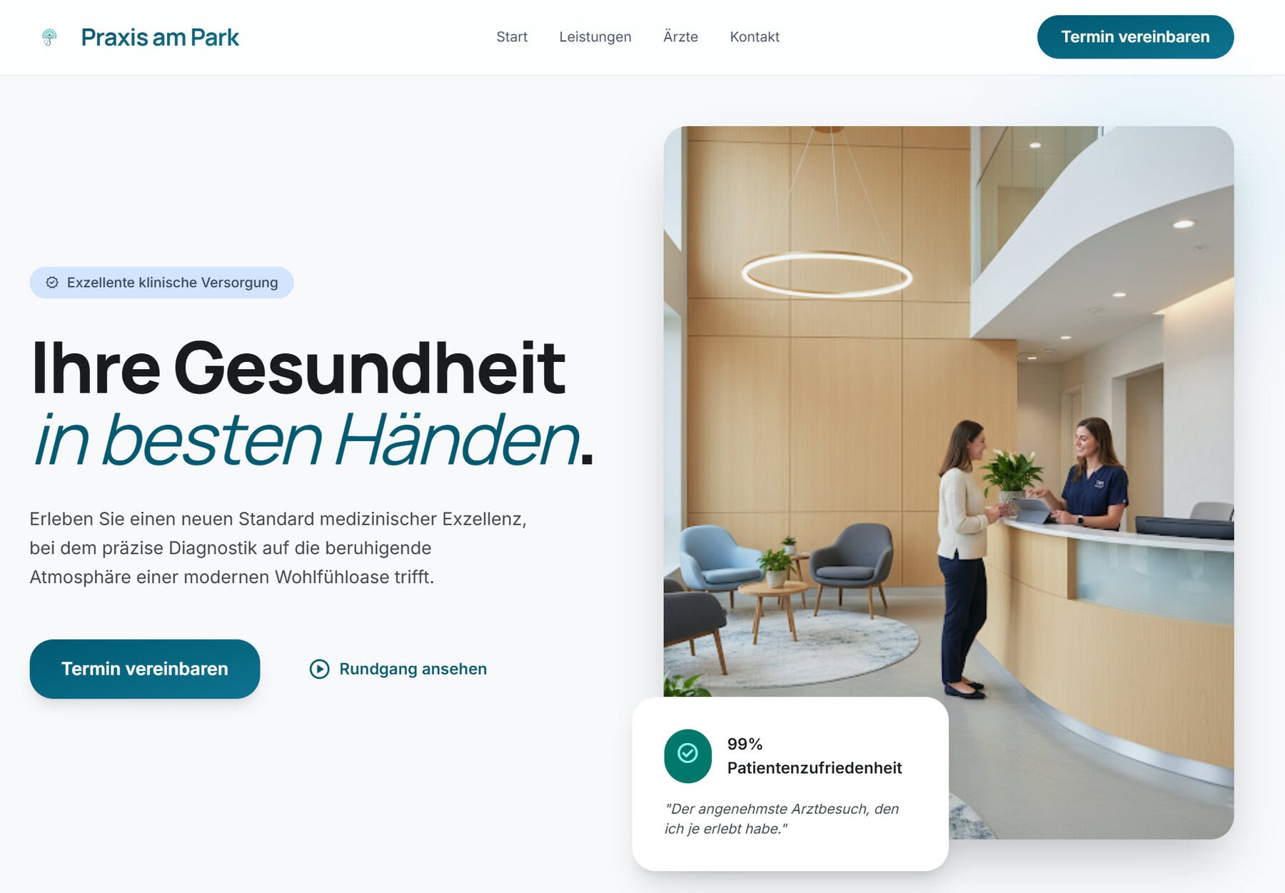 webdesign aerzte demo